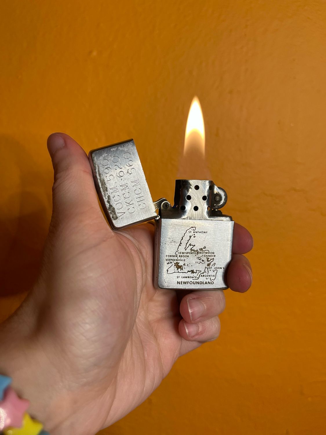 1950 Newfoundland Map Mess Hall Zippo Lighter