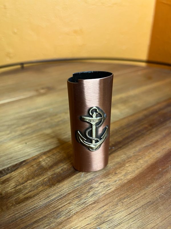 Copper Anchor Lighter Cover