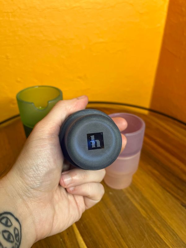 Frosted Glass Ashtray