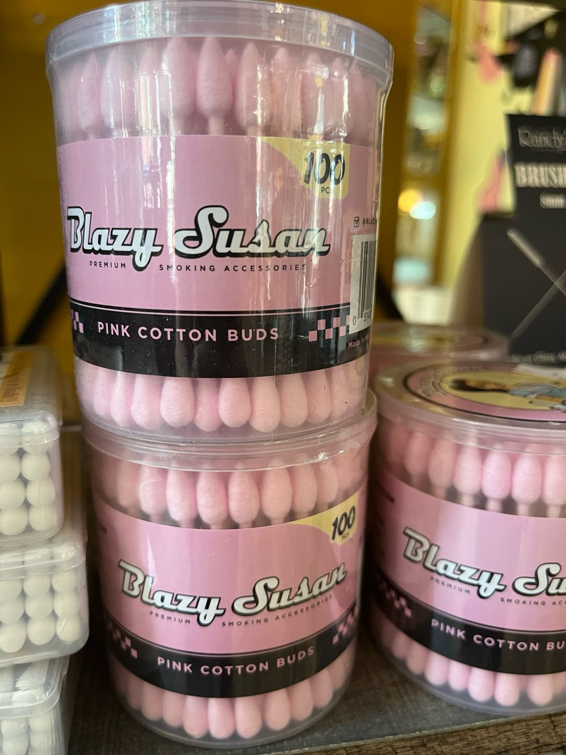 Blazy Susan Pink Cotton Buds