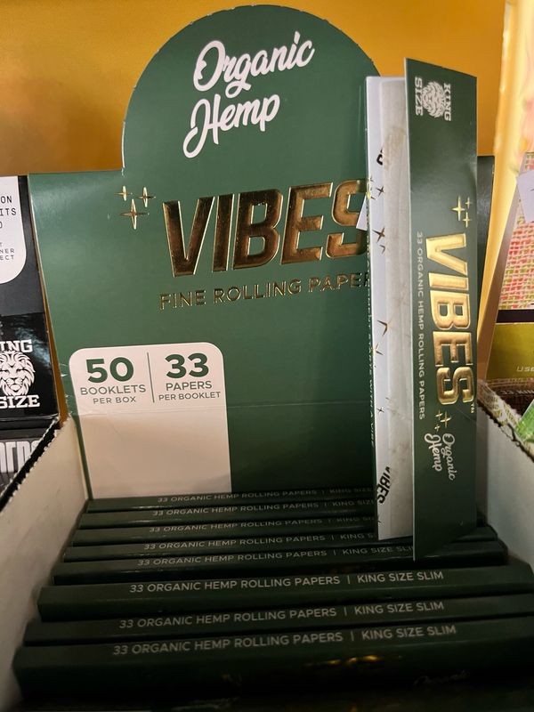 Vibes King Size Slim Papers