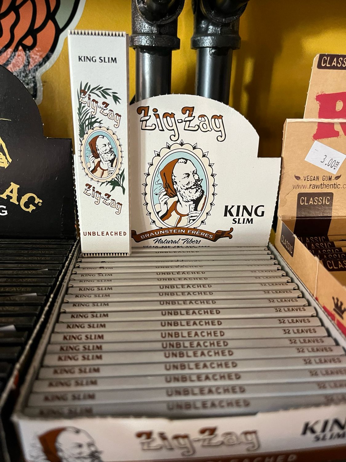 Zig Zag Unbleached King Slim Papers