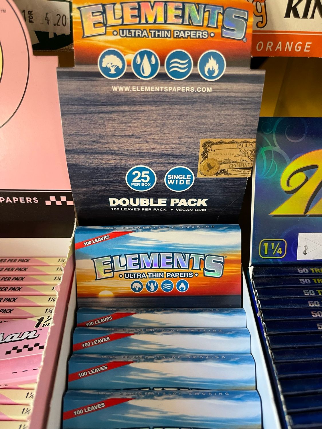 Elements Single Wide Papers