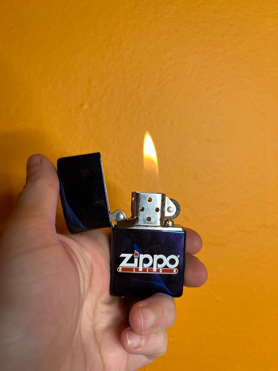 2003 Zippo Click Purple Lighter