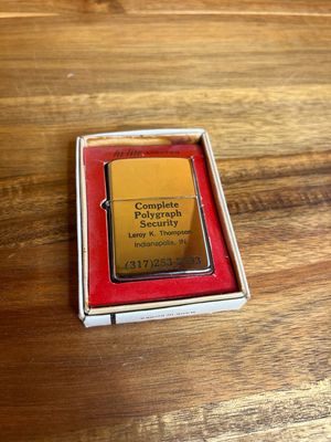 Complete Polygraph Security K-Lite Flip Top Lighter