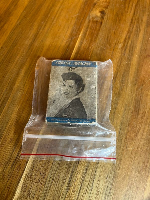 Cubana De Aviacion Cuban Airline Matchbox