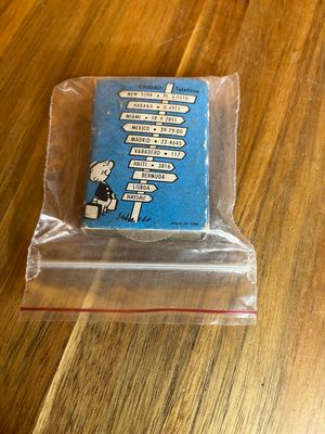 Cubana De Aviacion Cuban Airline Matchbox
