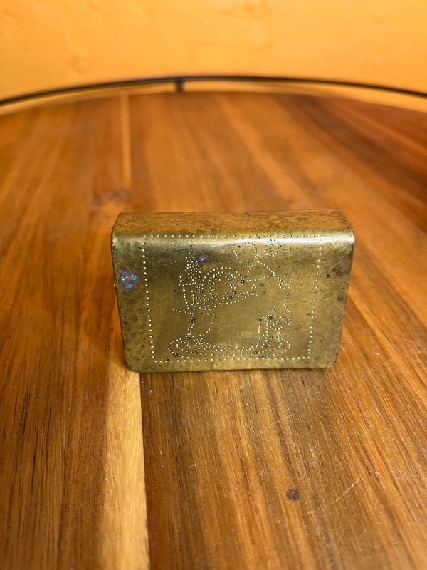 Spinning Grandmother Matchbox Holder