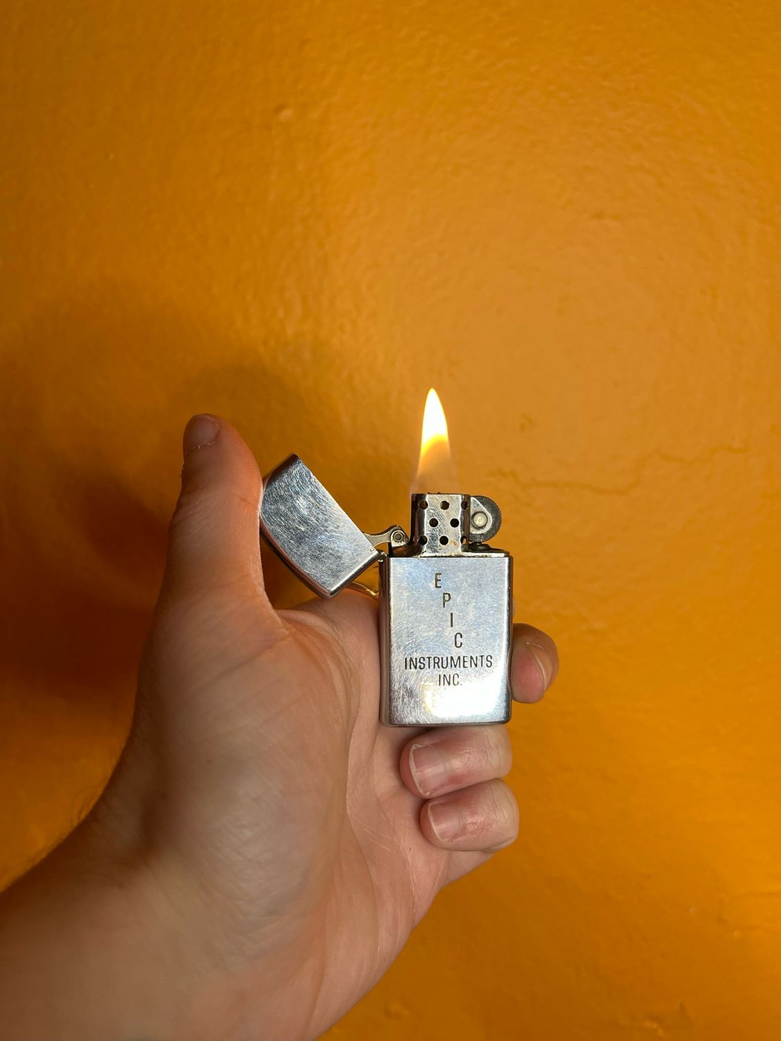 1975 Epic Instruments Inc Zippo Slim Lighter