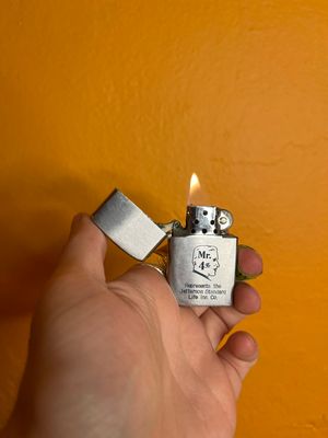 Mr 4% Jefferson Standard Life Insurance Co Prince Flip Top Lighter