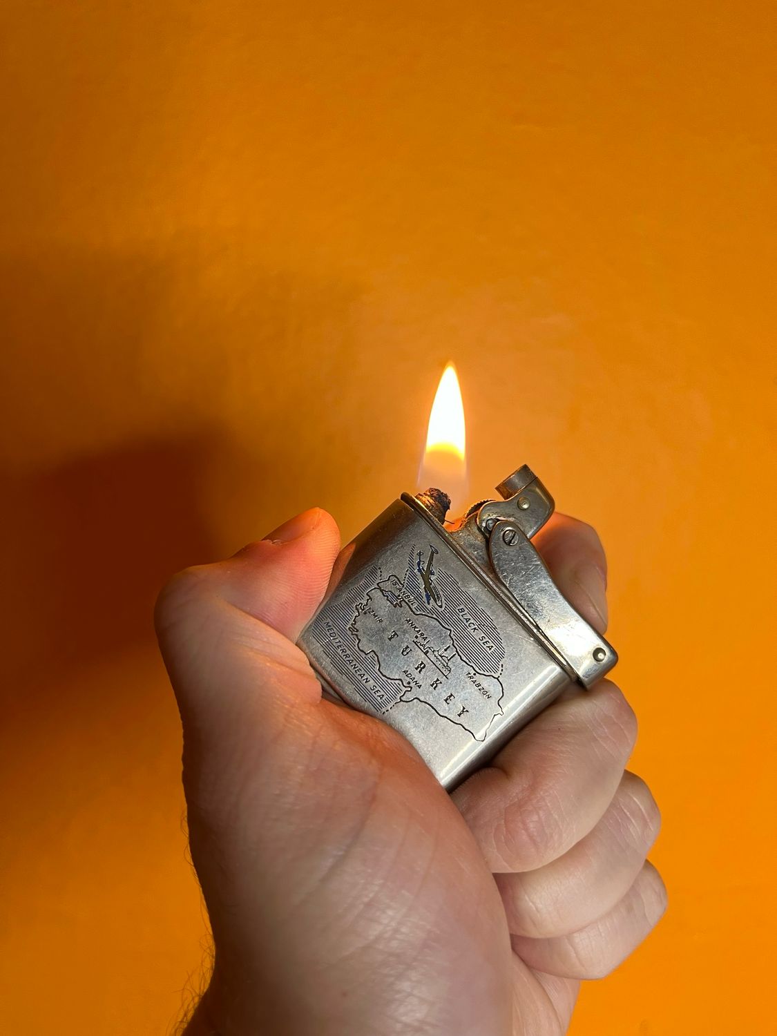 Myflam Flights To Turkey Map Souvenir Lighter