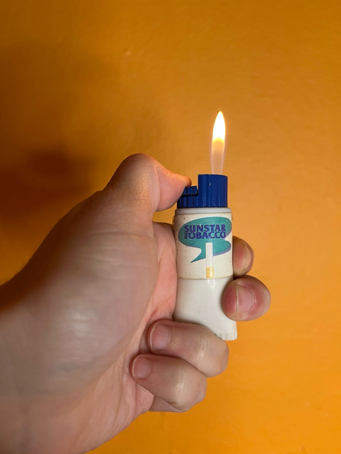 Sunstar Tobacco Toothpaste Tube Butane Novelty Lighter