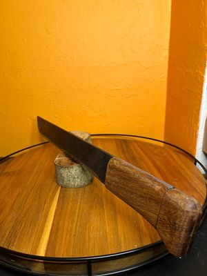 Jason’s Machete Custom Smithed Table Lighter With Stand