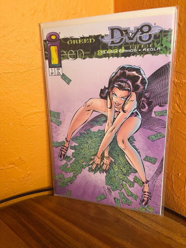 1996 DV8 1 Greed Variant Michael Lopez Comic