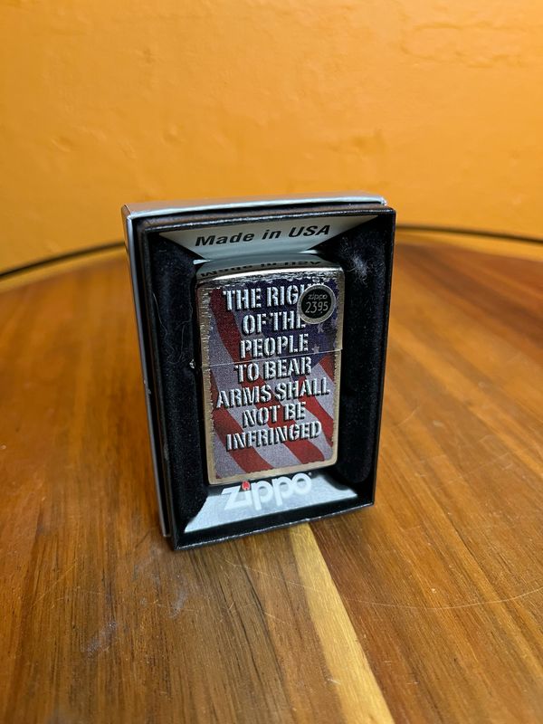 2015 2nd Amendment Right To Bear Arms Sealed Unstruck Zippo Lighter
