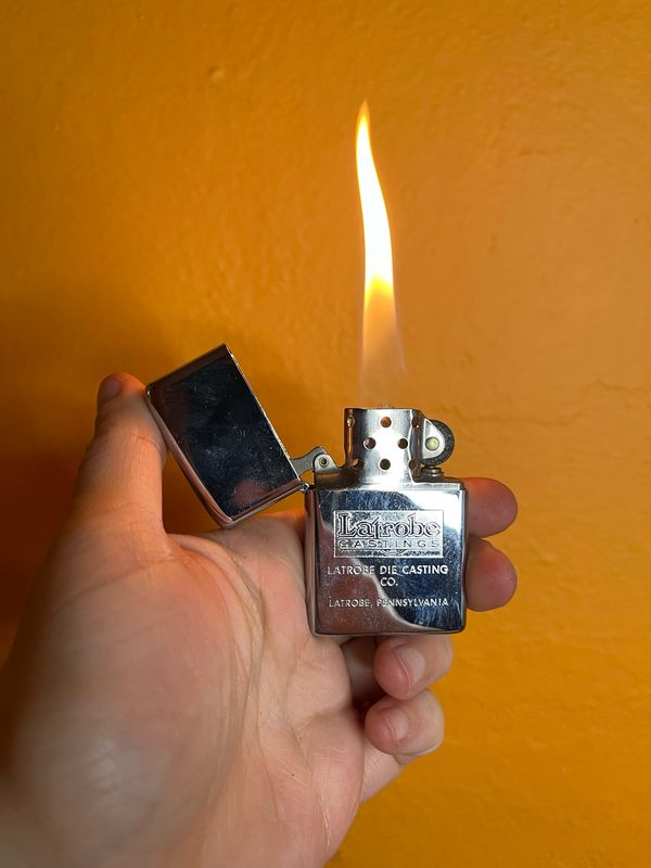 1974 Latrobe Die Casting Co PA Zippo Lighter