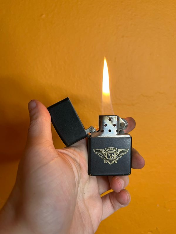 1994 Winged Camel Black Zippo Lighter
