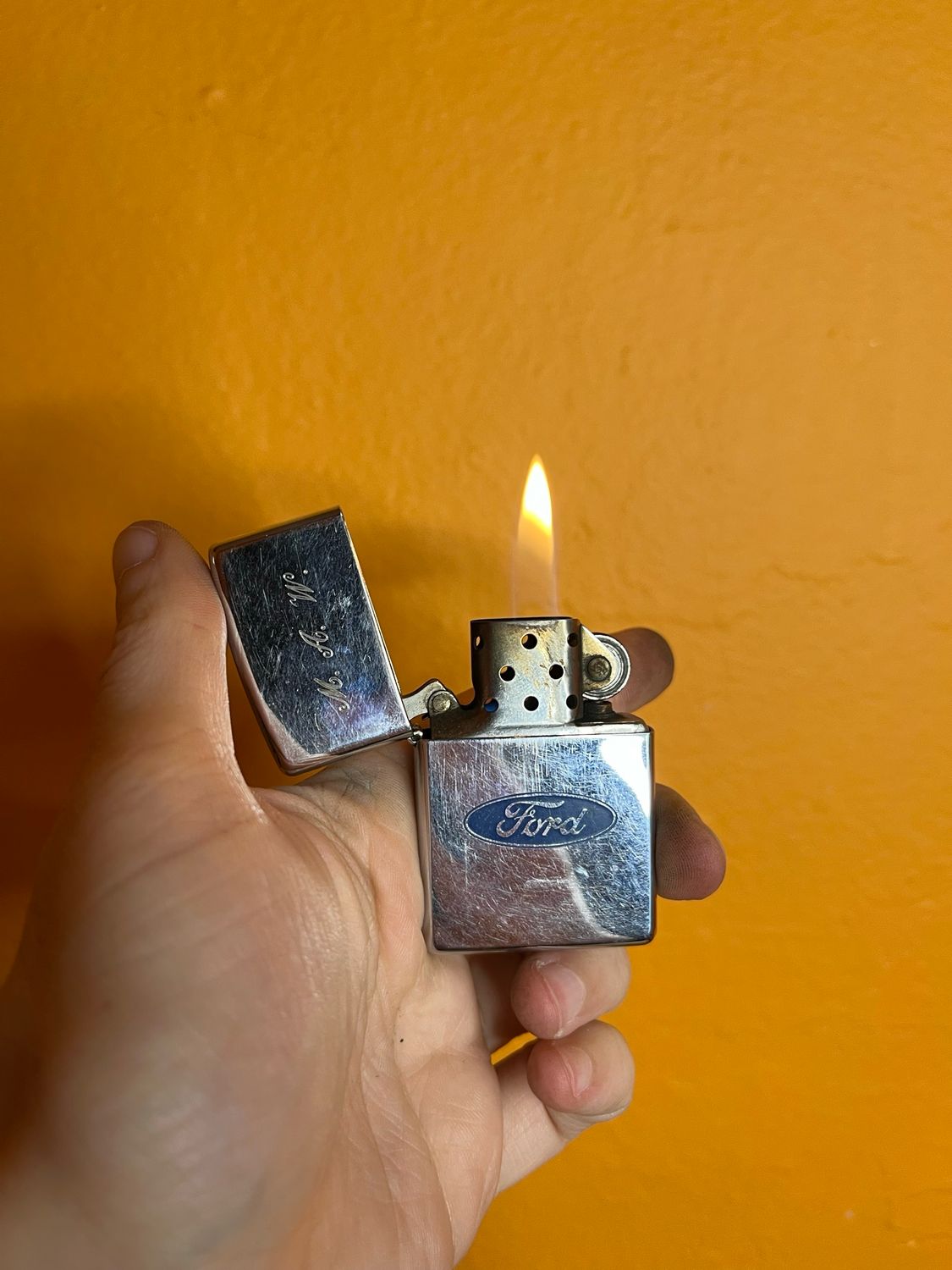 1999 Customized ‘MAW’ Ford Zippo Lighter