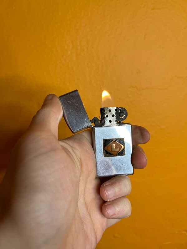Early 60s L Logo Zippo Slim Lighter
