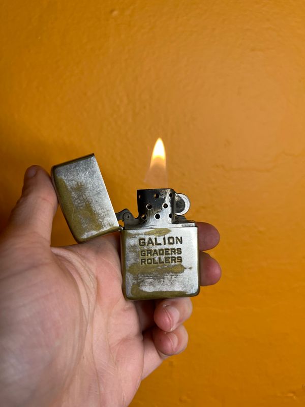 1960 Galion Graders Rollers Zippo Lighter