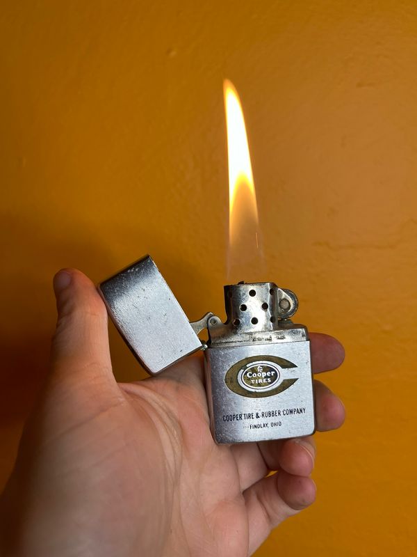 1968 Cooper Tire &amp; Rubber Co Findlay OH Zippo Lighter