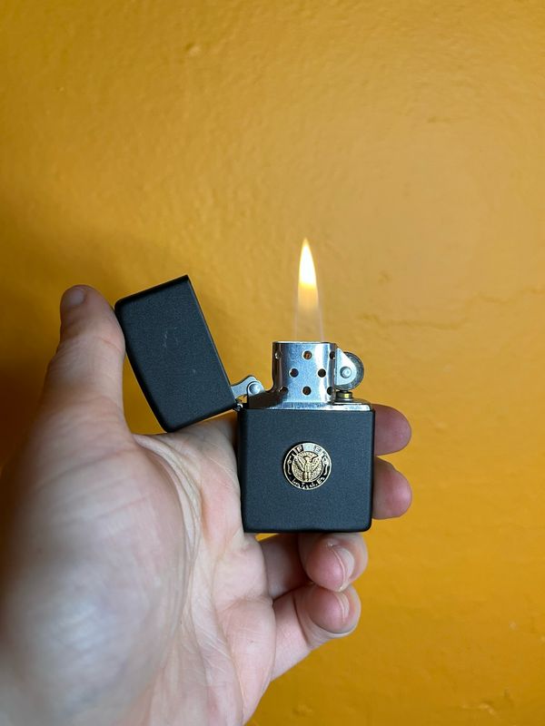1994 Fraternal Order Of Eagles FOE LTJE Matte Black Zippo Lighter