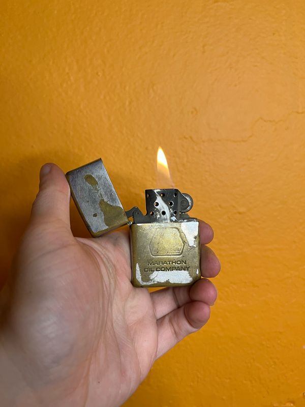 1960 Marathon Oil Company Zippo Lighter