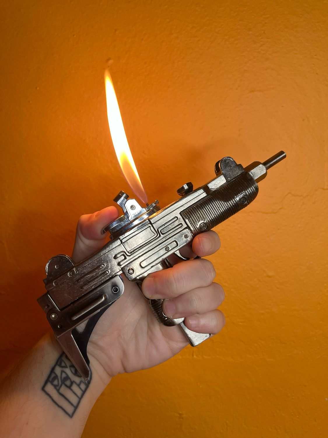 Lil Uzi ARS Automatic Gun With Folding Stock Figural Table Lighter