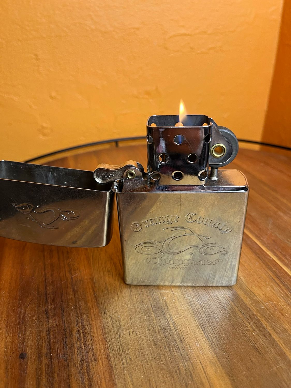 Orange County Choppers New York Flip Top Table Lighter