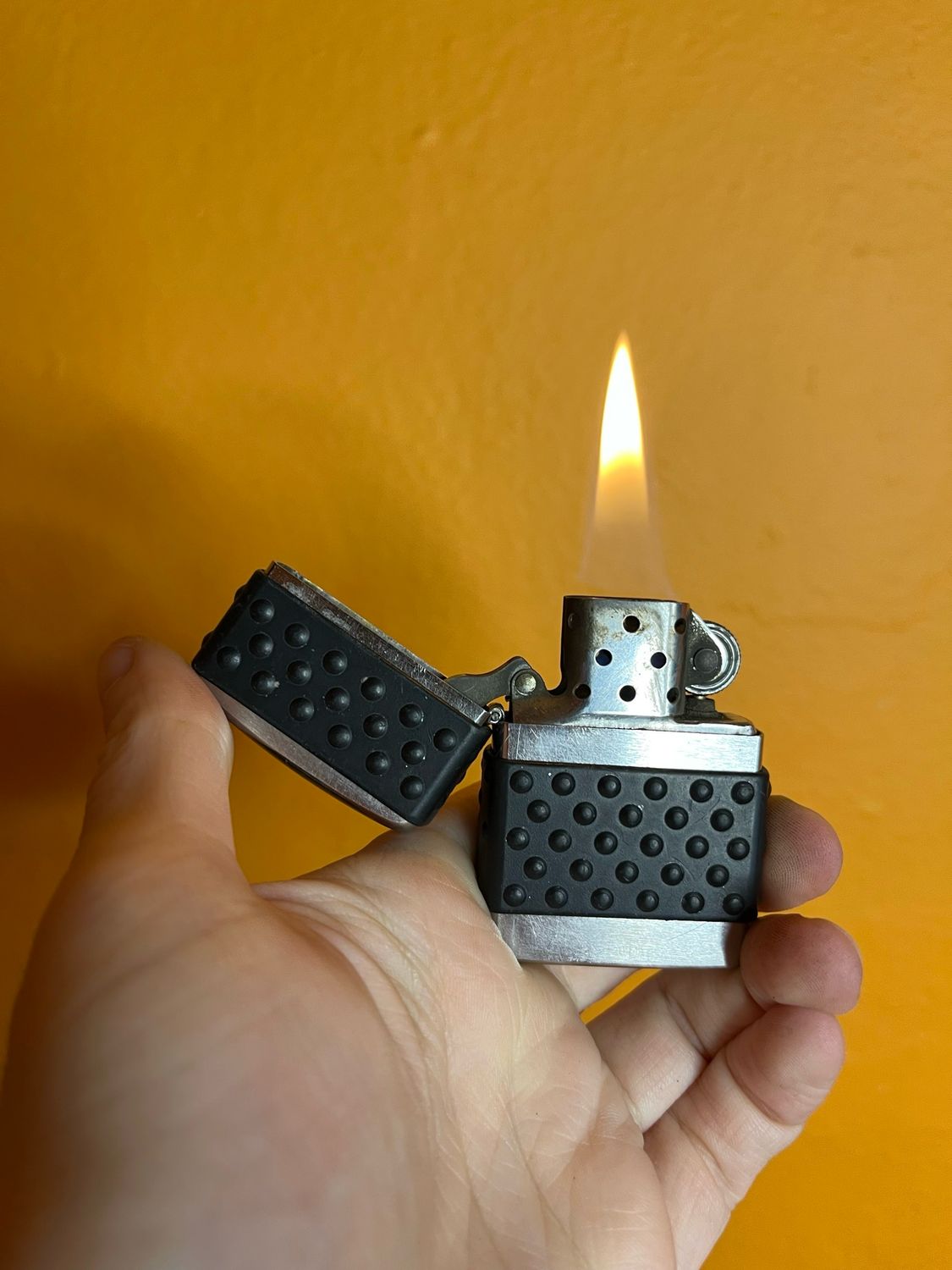 2011 Black Slip Grips Zippo Lighter