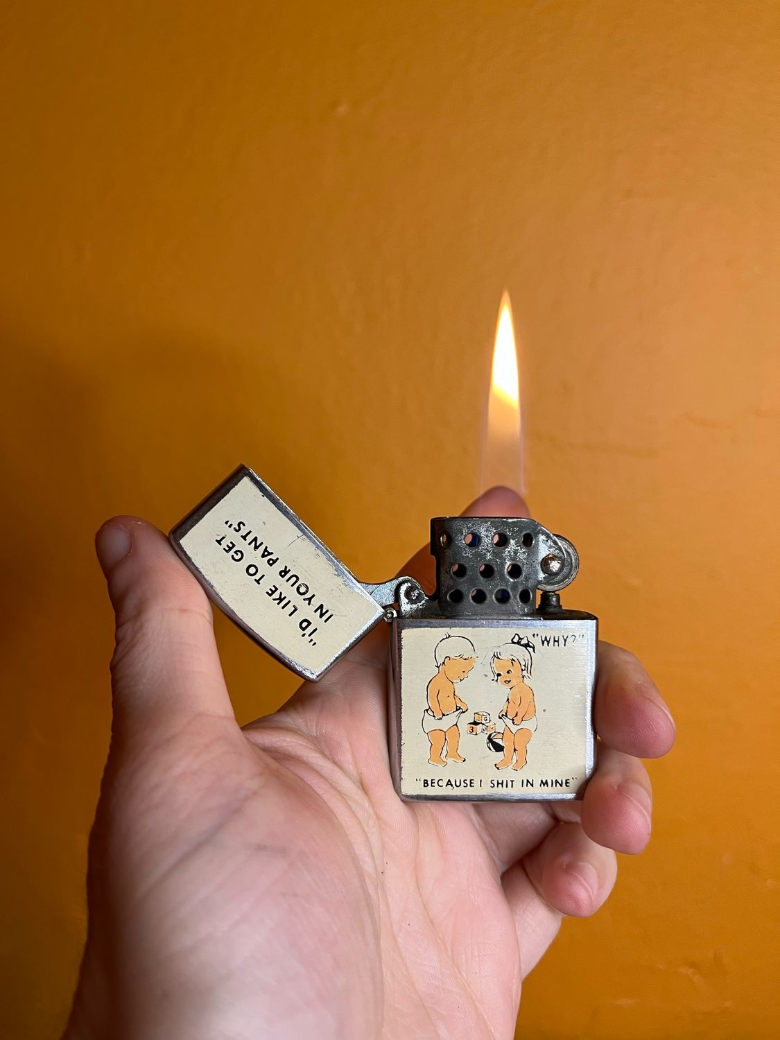 Get In Your Pants Nesor Flip Top Lighter