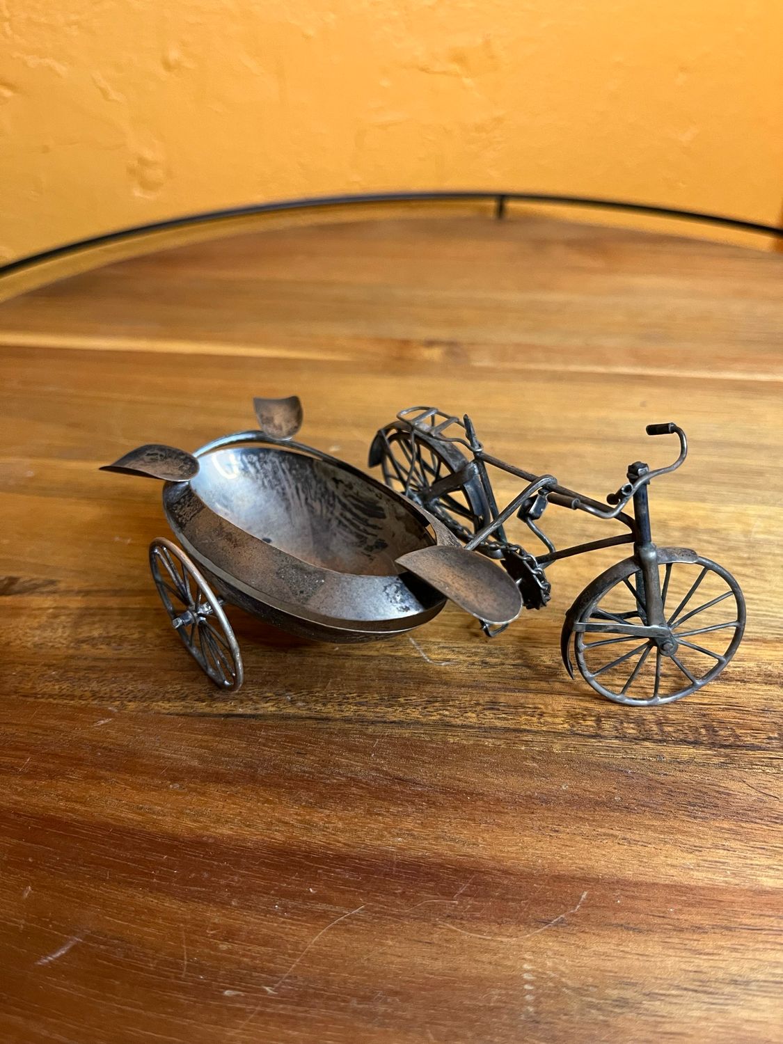 Sidecar Bike Genuine Silver Ashtray
