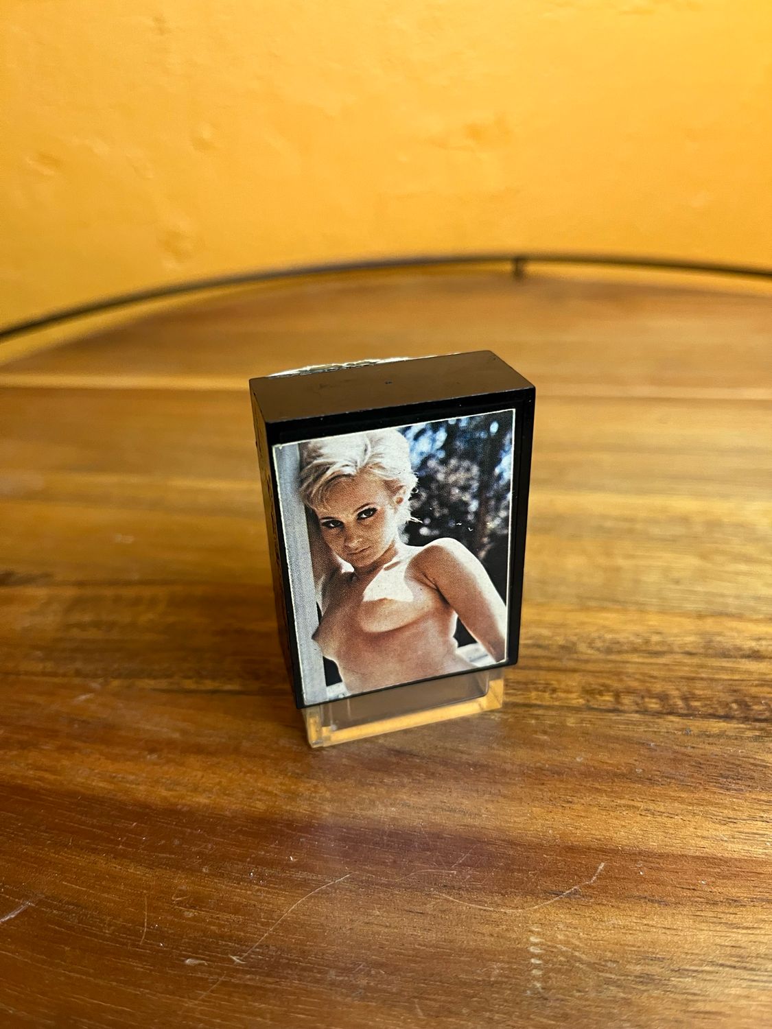 Laurimette A Gaz By Silver Match Nonworking For Display Pinup Item