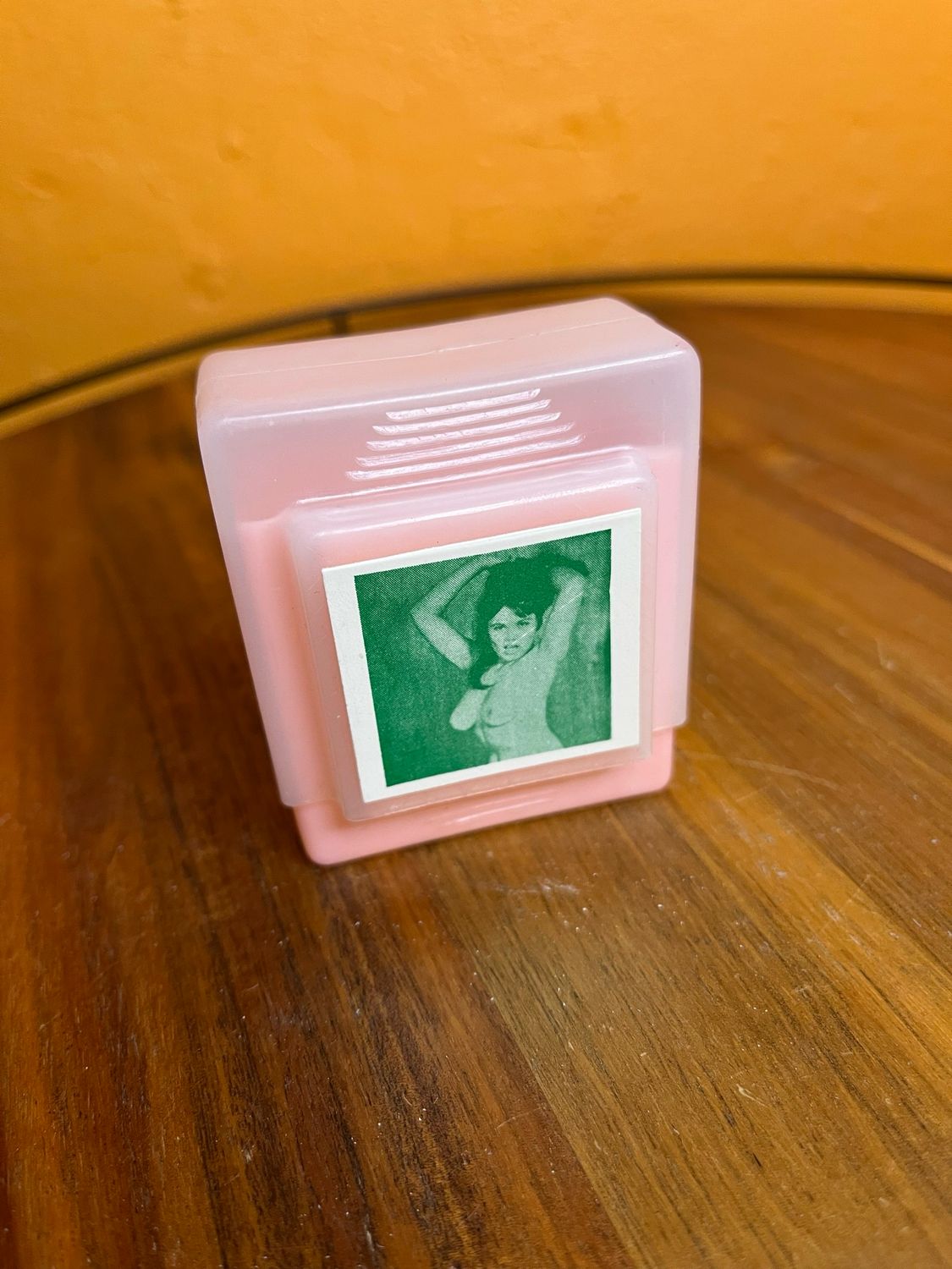 Topless Green Pinup Soft Pack Cigarette Case