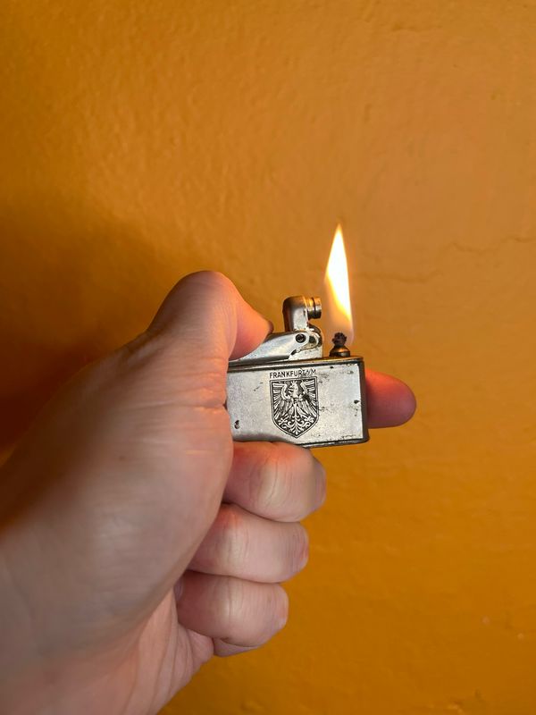 Personalized ‘Anna M Jarvis Ocean City MD’ Frankfurtam Ibelo Monopol Heraldry Souvenir Lighter