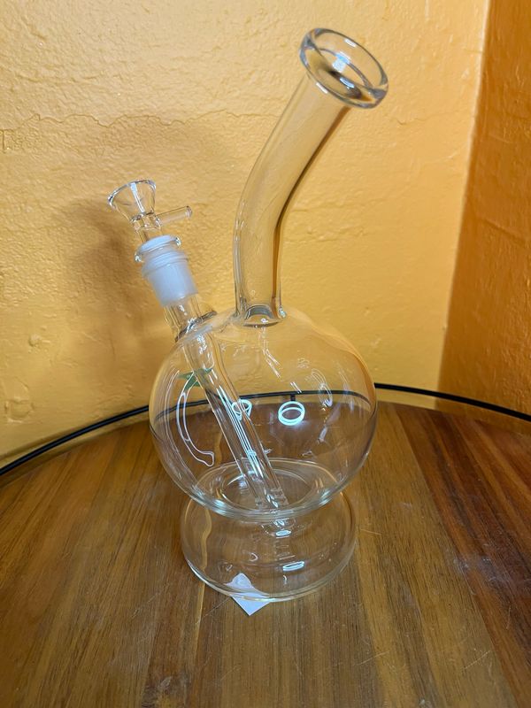 Solid Brand Bent Neck Bubble Beaker