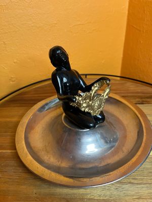 Venus/Aphrodite With Her Girdle Art Deco Ashtray