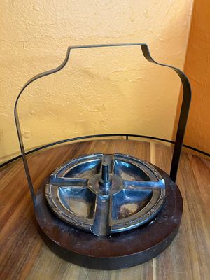 Reed &amp; Barton Silver Solder Ashtray With Handle