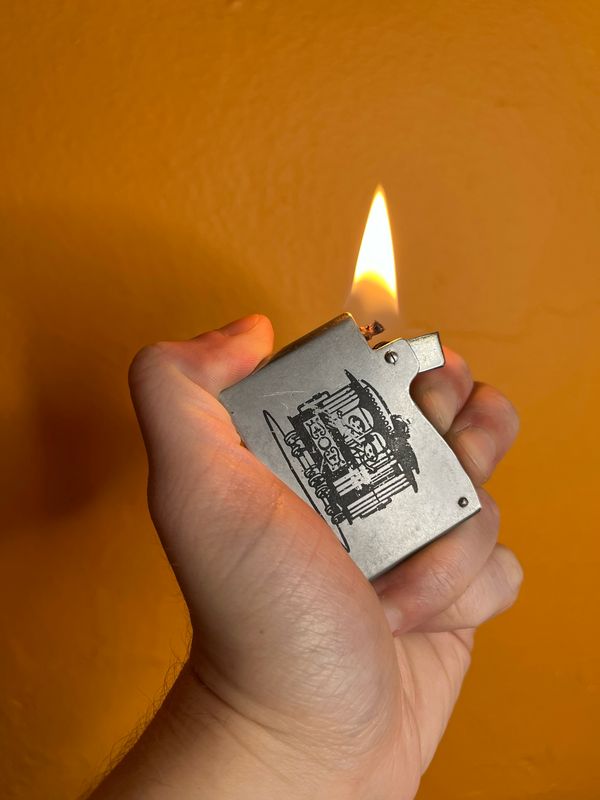 Kids On Streetcar Modern De-Luxe Flat Lighter