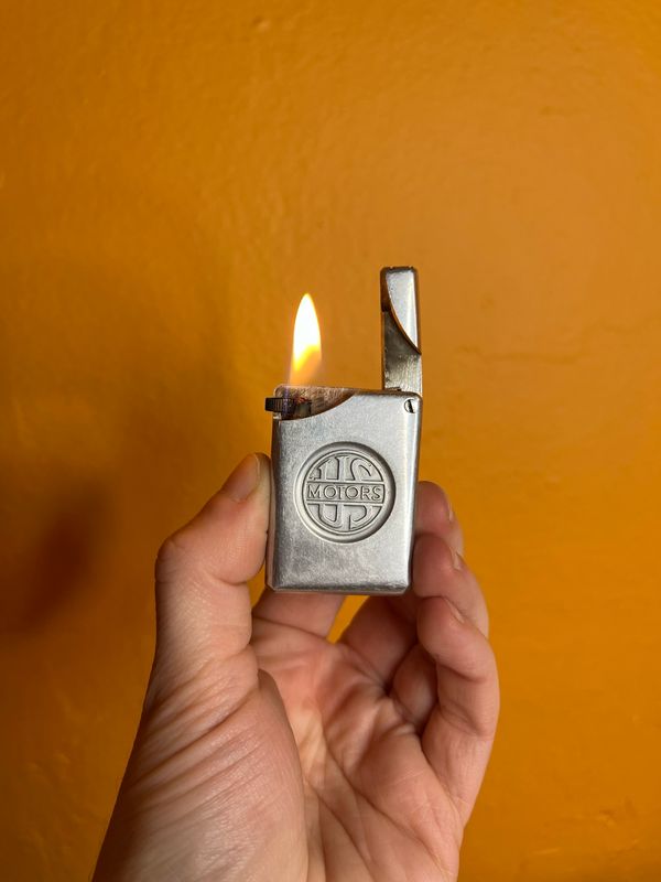 Customized ‘JFF’ US Motors Aluminum Bloc Side Strike Lighter