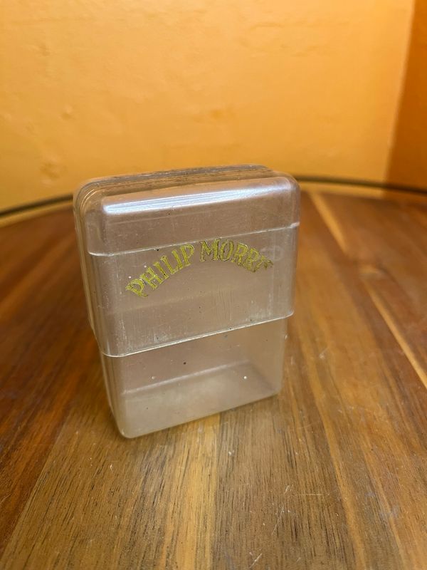 Philip Morris Clear Cigarette Carton Case