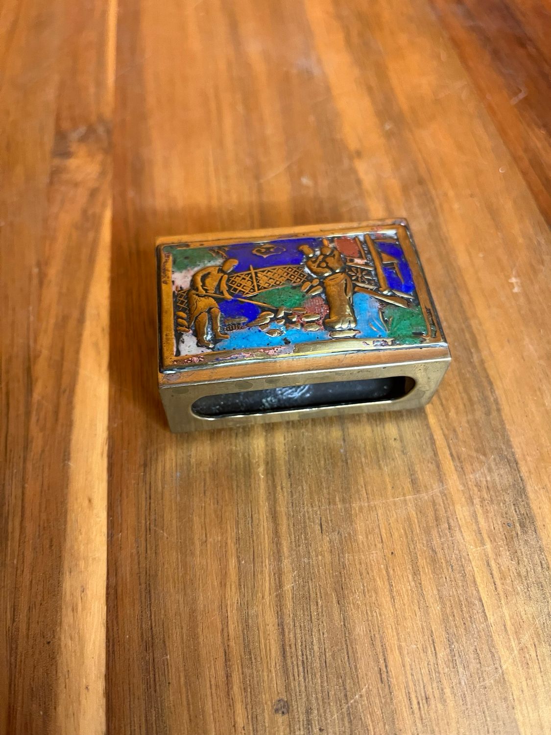 Japanese Garden Matchbox Holder