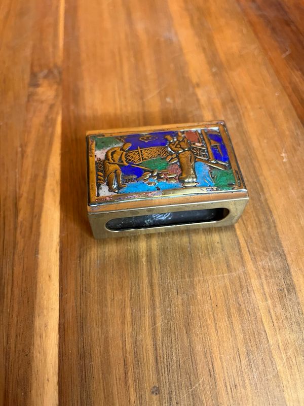 Japanese Garden Matchbox Holder