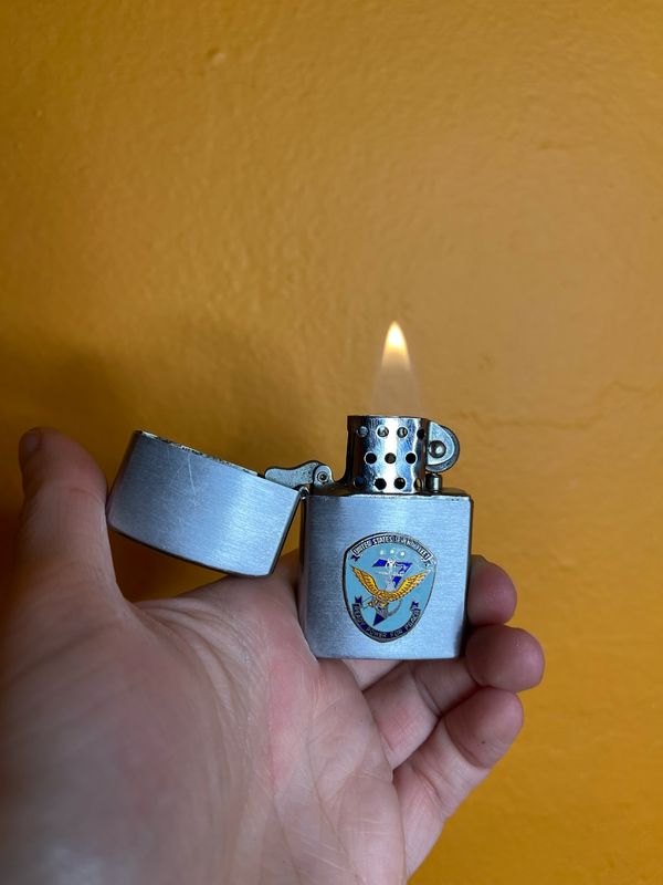 United States Seventh Fleet Konwal Flip Top Lighter