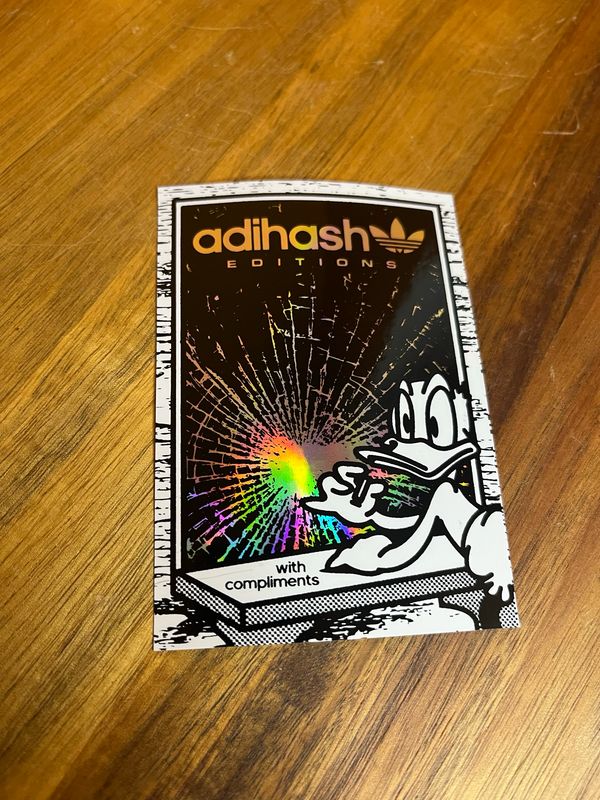 Adihash Broken Window Sticker