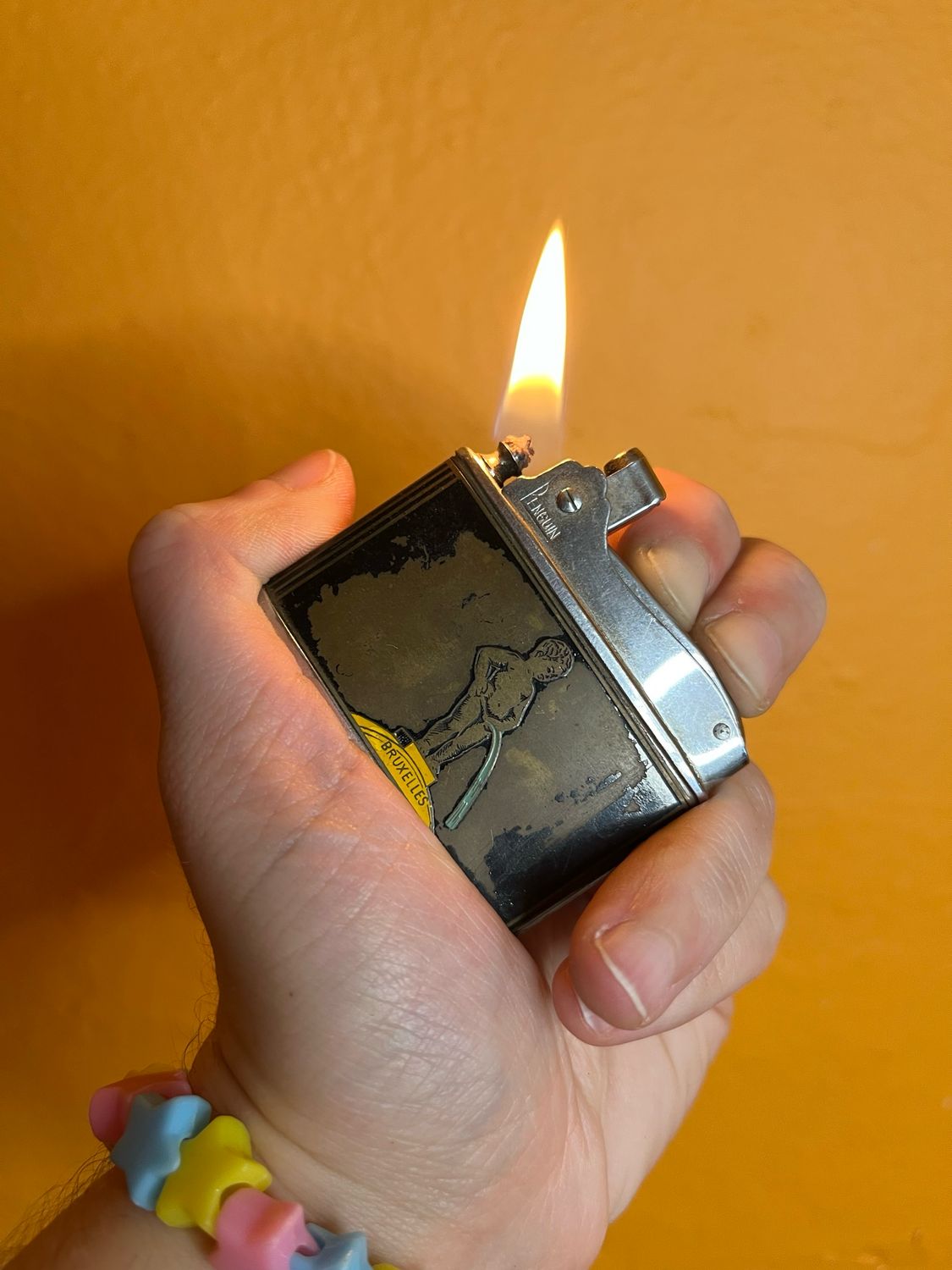 Brussels Famous Sites Souvenir Flat Lighter