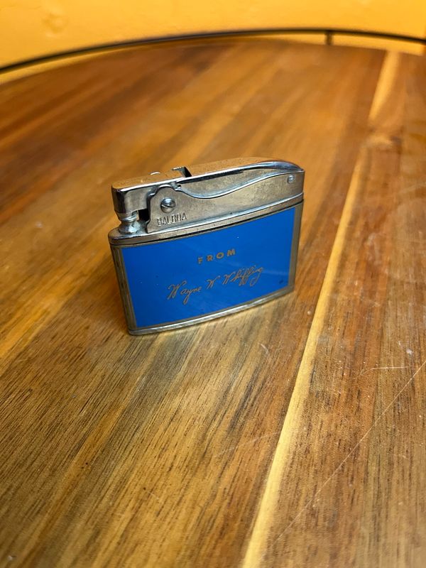 From Wayne W Whiffing Flat Lighter