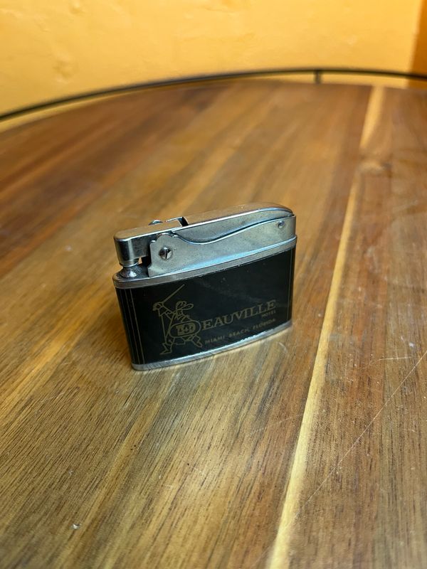 Deauville Hotel Miami Beach FL Flat Advert Lighter