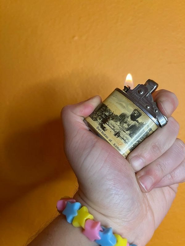 Dai-butsu At Kamakura &amp; Yomeimon At Nikko Tourist Sites Prince Brand Japanese Souvenir Lighter