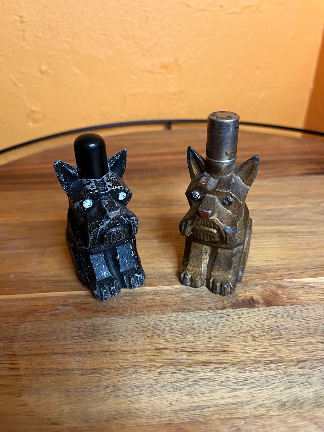 Creepy Scottish Terrier Scottie Dog Table Lighter